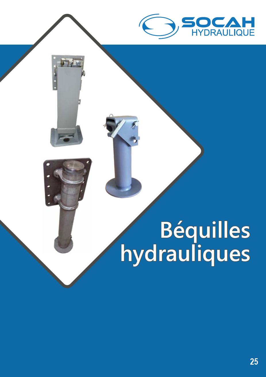 Fiche technique béquilles hydrauliques